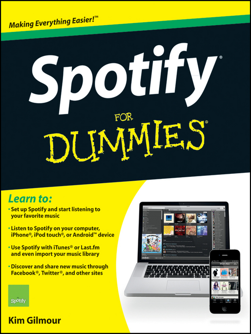 Title details for Spotify For Dummies by Kim Gilmour - Available